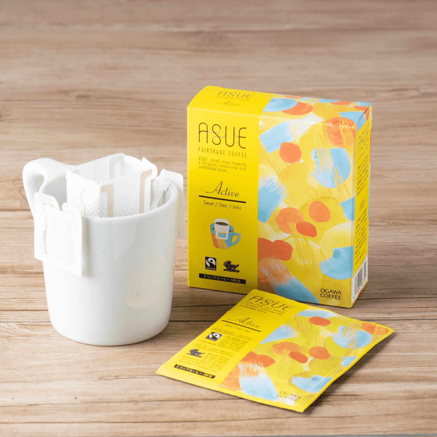 ASUE Fairtrade Coffee ドリップコーヒー 20杯分 12個