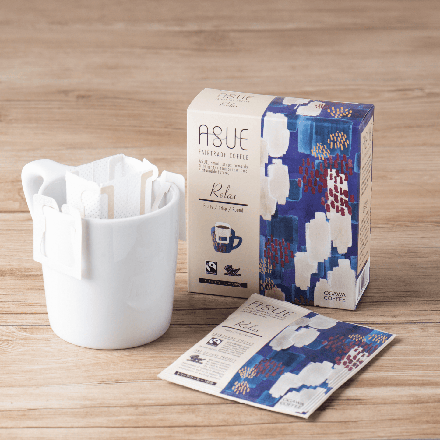 ASUE Fairtrade Coffee ドリップコーヒー 20杯分 12個