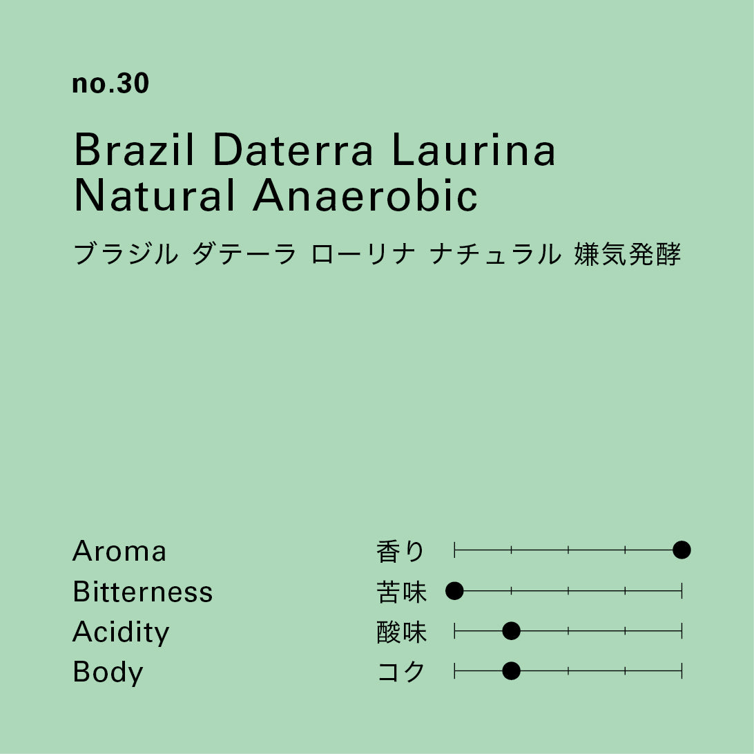 no.30 ブラジル ダテーラ ローリナ ナチュラル 嫌気発酵