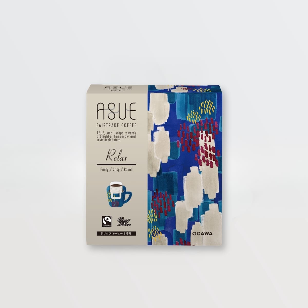 ASUE Fairtrade Coffee Relax ドリップコーヒー 5杯分