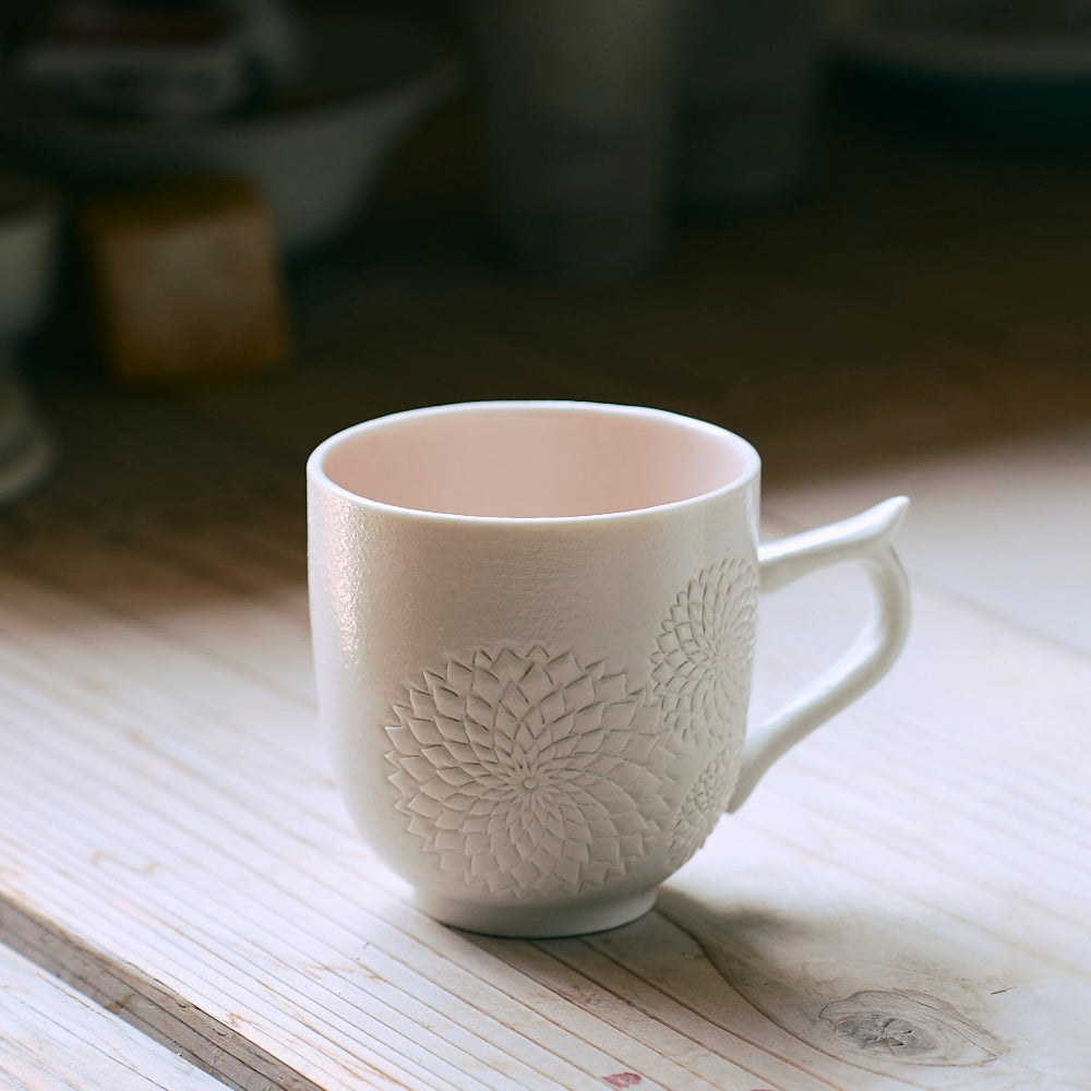 清水焼 紅村窯 小川珈琲オリジナルマグカップ