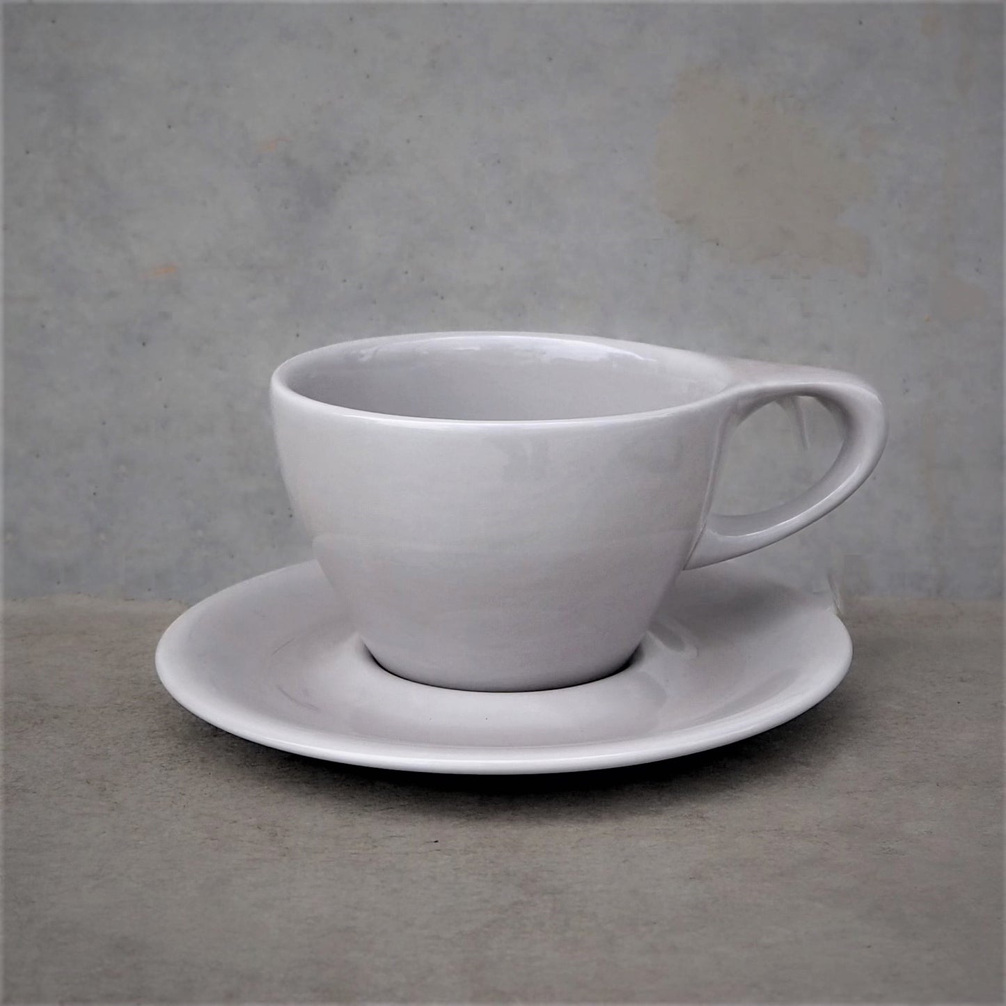 notNeutral LN Latte Cup & Saucer 8oz Light Gray(ラテ用 カップ & ソーサー)