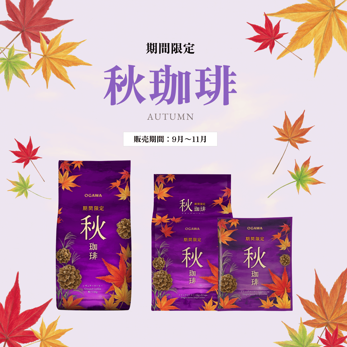 季節限定 秋珈琲