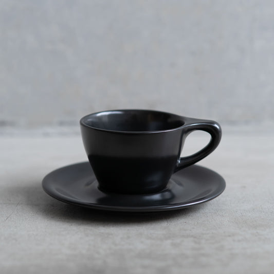 notNeutral LN Cappuccino Cup & Saucer 6oz Black (カプチーノ用 カップ & ソーサー)