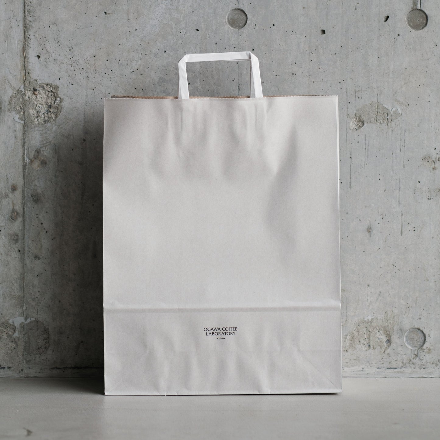 小川珈琲 ラボラトリー ロゴ入り 手提げ紙袋(大)