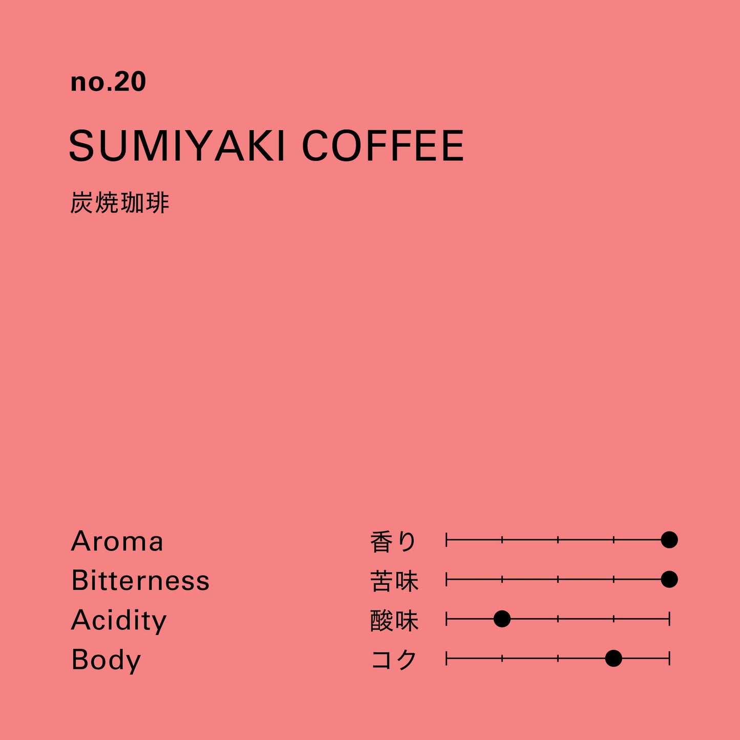 no.20 炭焼珈琲 100g