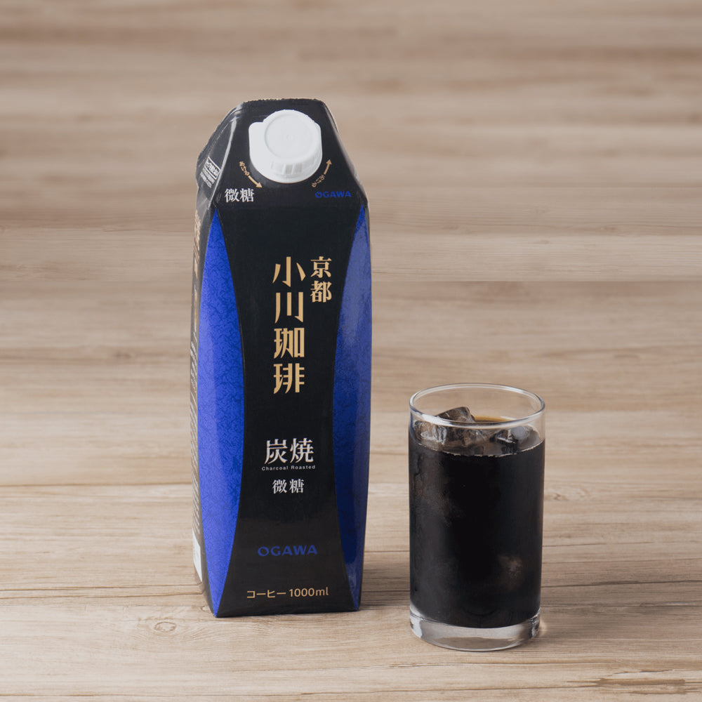 炭焼珈琲 アイスコーヒー 微糖 1000ml 12本　No.448