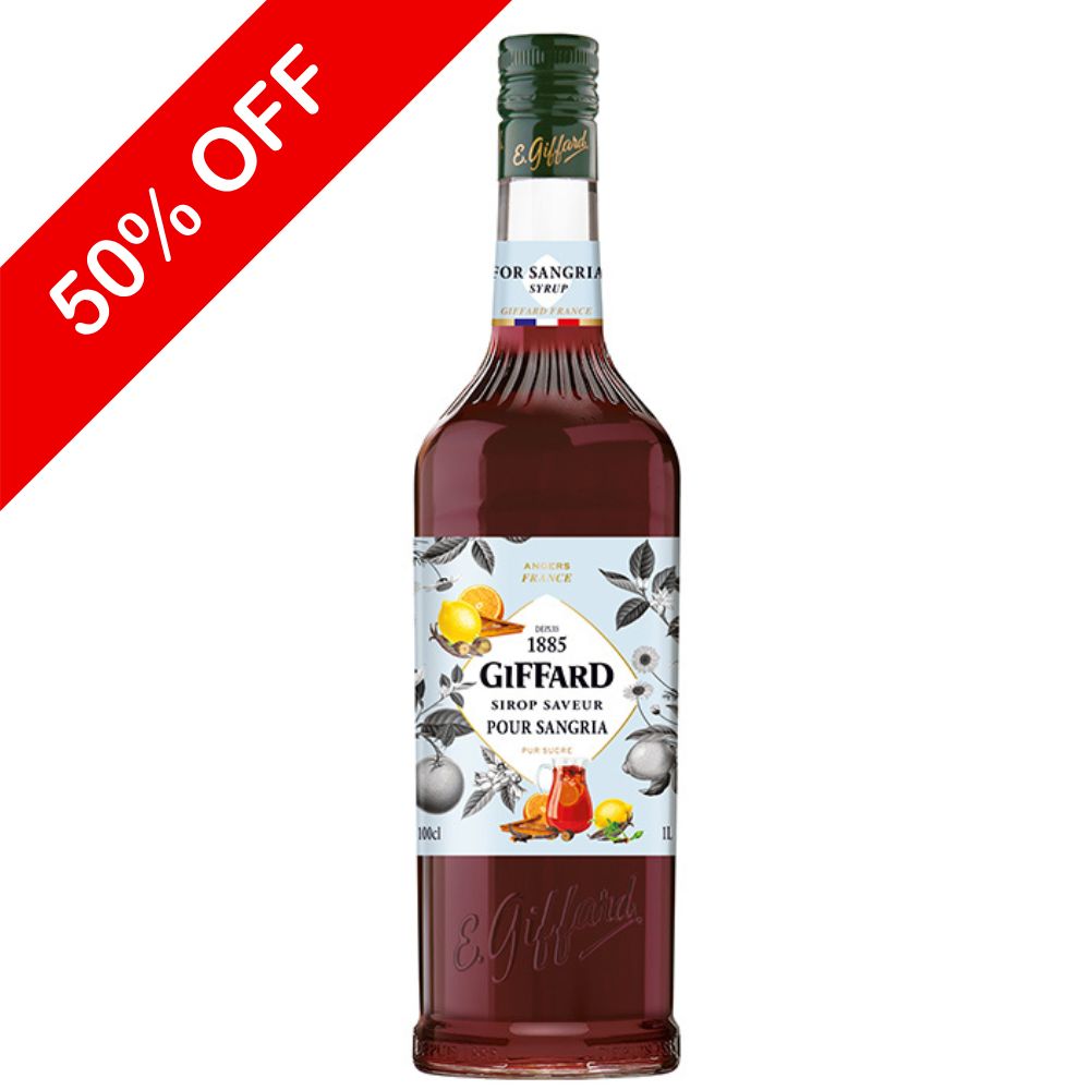 【アウトレット50％OFF】ジファール サングリアシロップ 1000ml　No.183