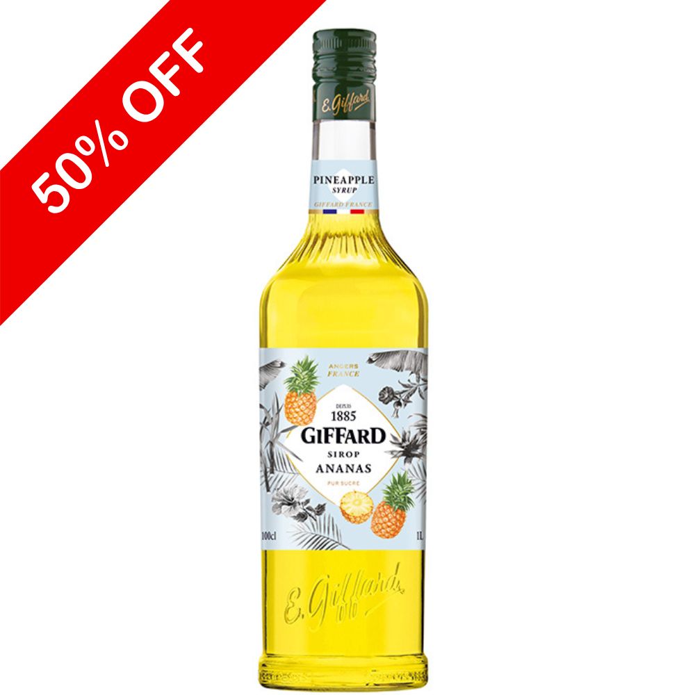 【アウトレット50％OFF】ジファール パイナップル シロップ 1000ml　No.188