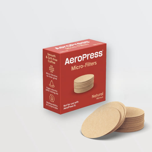 エアロプレス用　ペーパーフィルター ナチュラル（190枚）