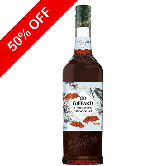 【アウトレット】ジファール チョコレートフレーバー シロップ 1000ml　No.166
