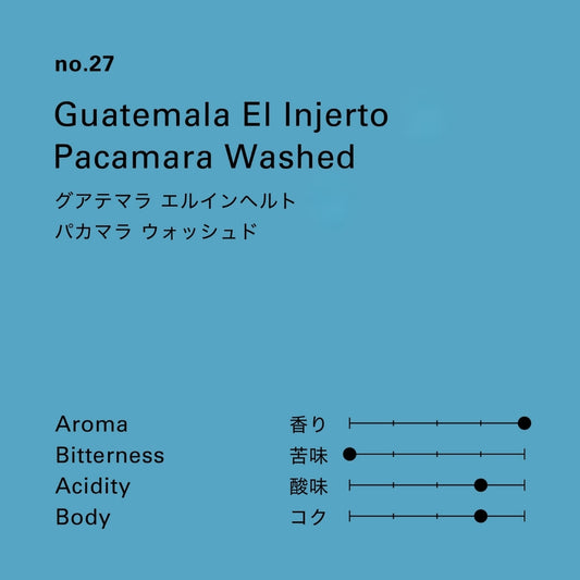 グアテマラ エルインヘルト パカマラ ウォッシュド