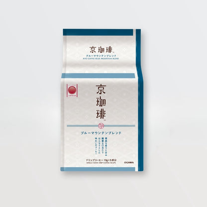 京都を愛する職人の思いが込められたアラビカ種100%のブレンドコーヒー、京都吟味百撰に選ばれたドリップコーヒー