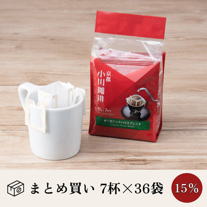 [Bulk Purchase] Organic House Blend Drip Coffee (7 cups) 36 pieces No.338