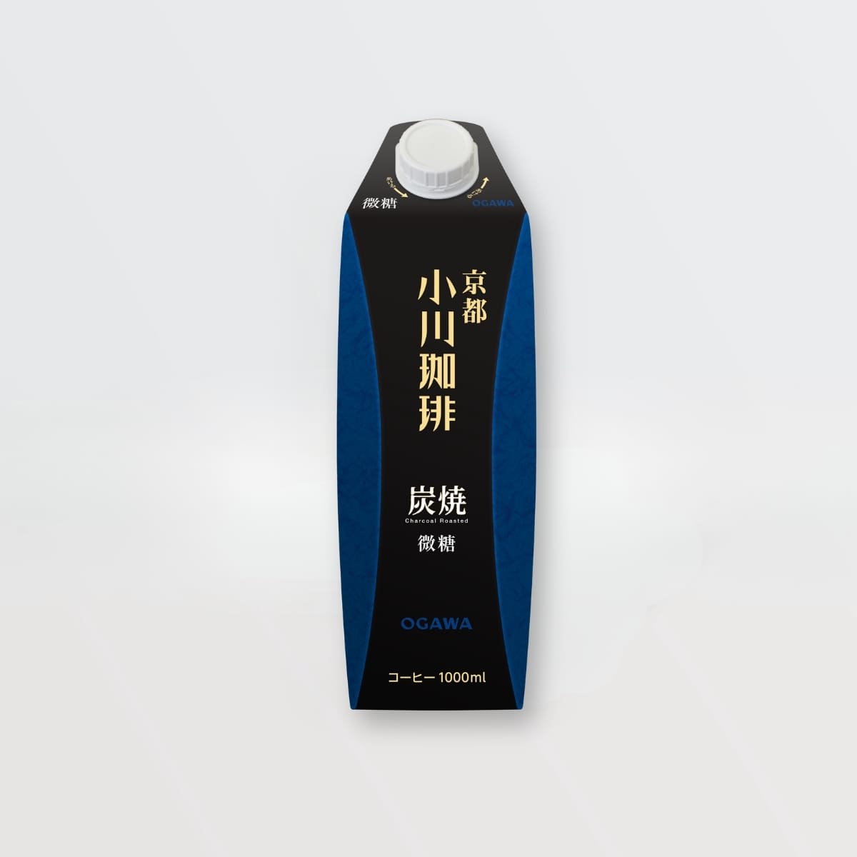 小川珈琲　炭焼珈琲アイスコーヒー 微糖 1,000ml　