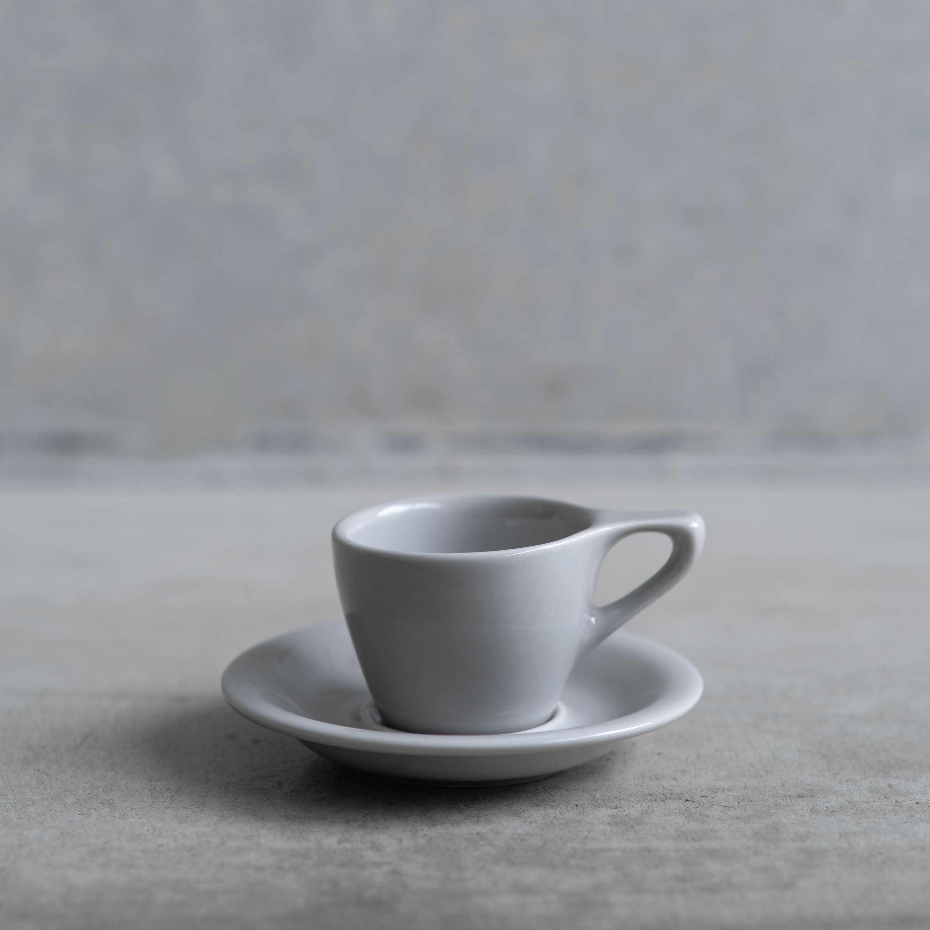 notNeutral LN Espresso Cup & Saucer 3oz Light Gray (エスプレッソ用